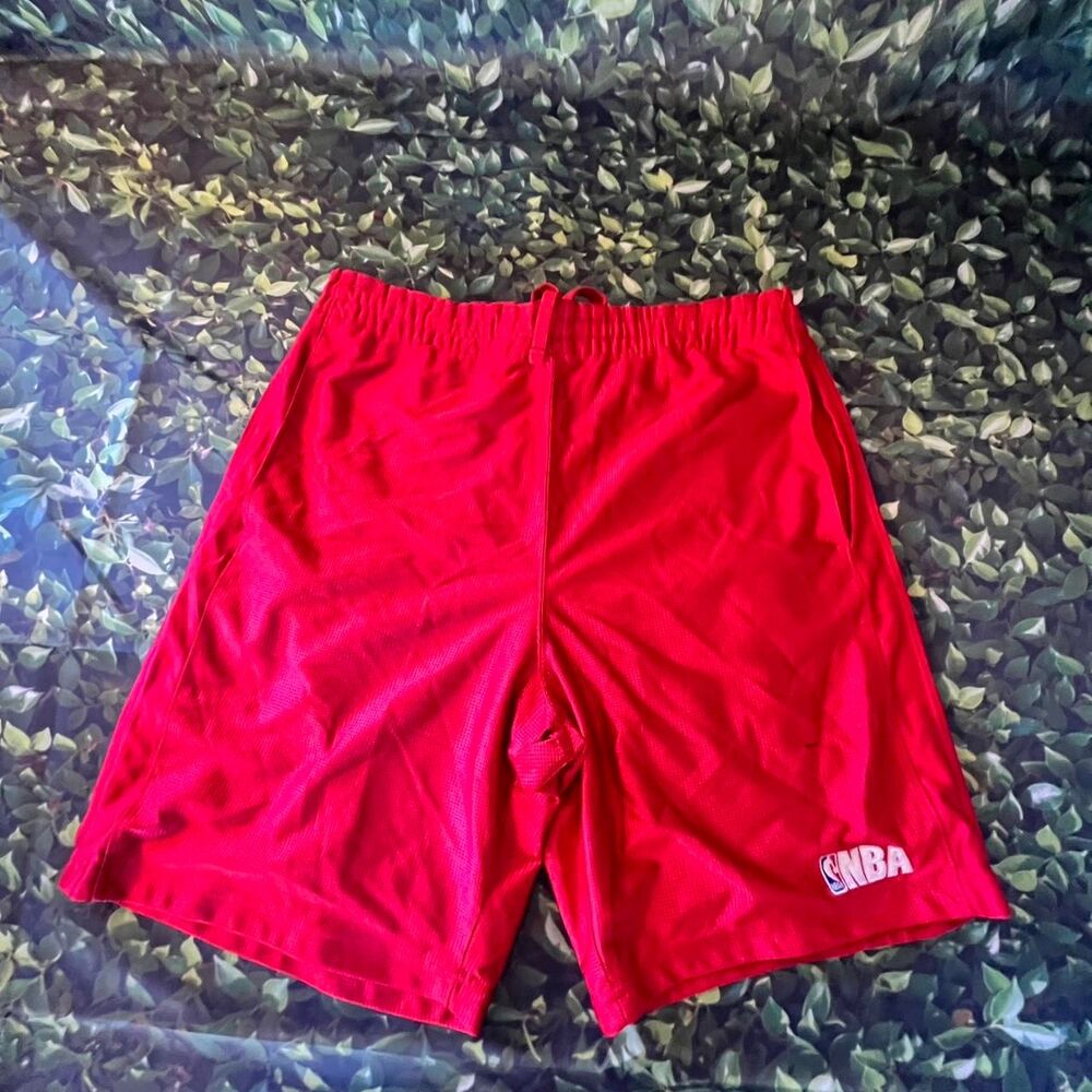 Nba Men's Red Shorts